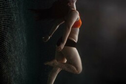 séance photo underwater cannes - photo femme sous l'eau