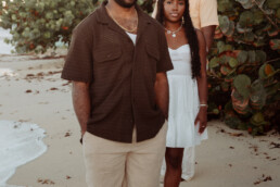 beach photo session sint maarten siblings at tropical beach